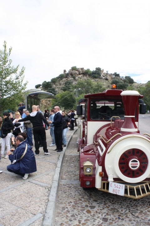 Our goofy tour "train".