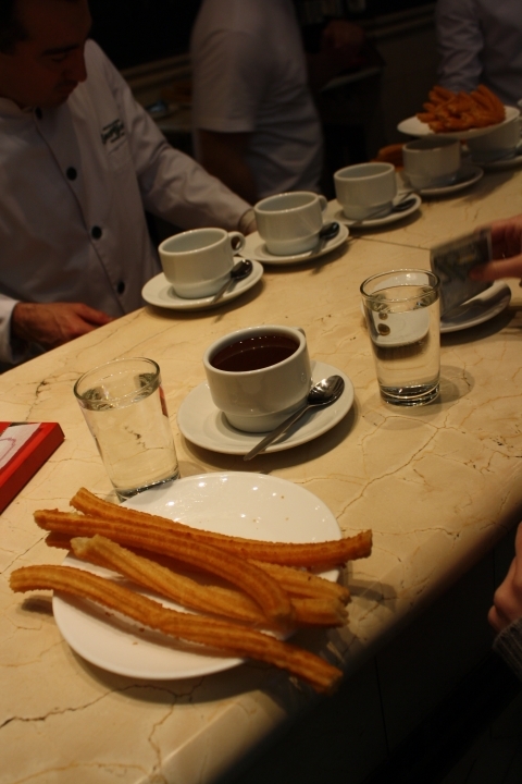 Churros con Chocolate