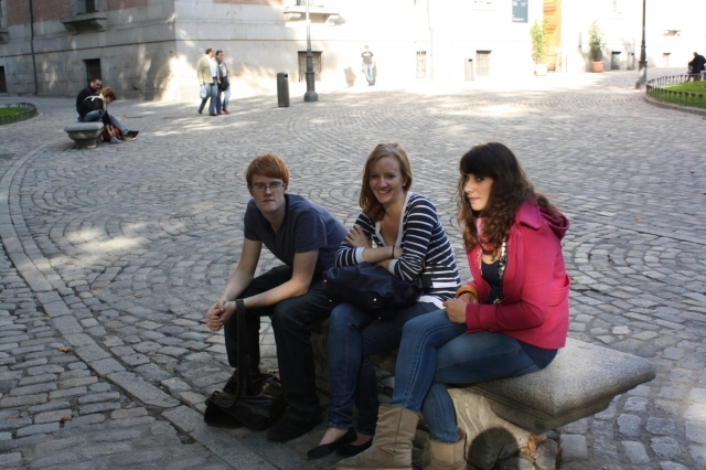 Waiting to get into the Prado